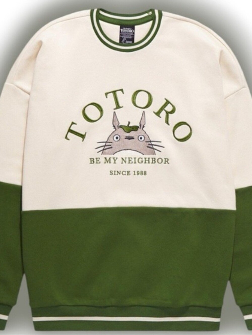 Studio Ghibli My Neighbor Totoro Crewneck Sweatshirt Pullover Medium